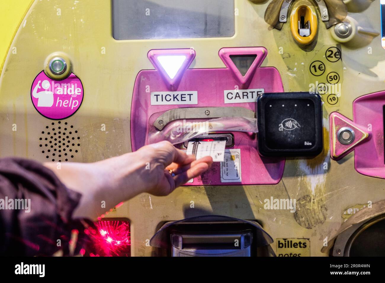 Toll on the A29 Highway in France Peage sur l'autoroute A29 en France