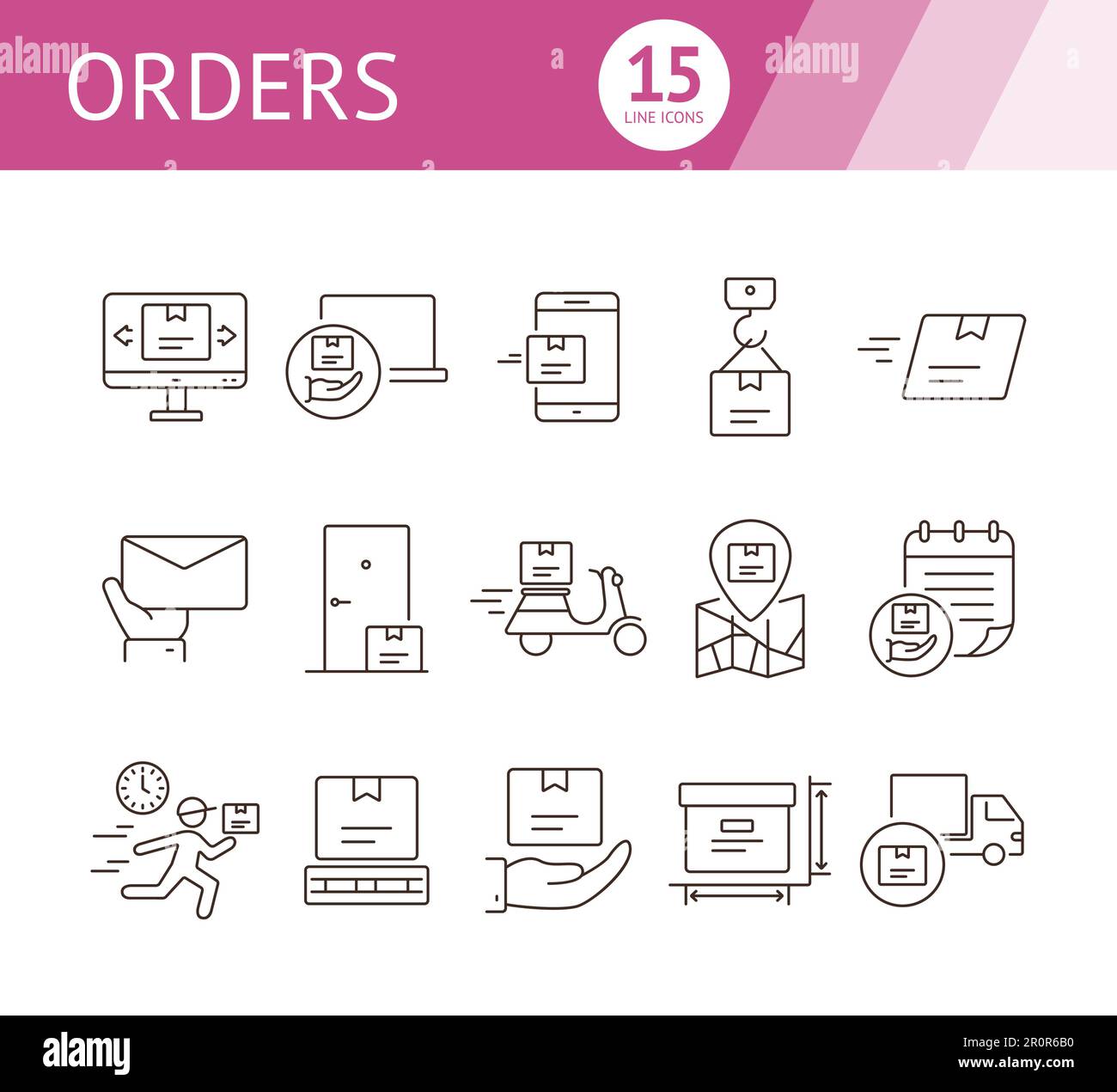 Loading shopping in car Stock Vector Images - Alamy