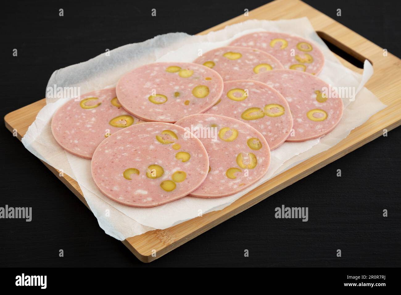 Organic Sliced Mortadella with Olives Ready to Eat Stock Photo Alamy
