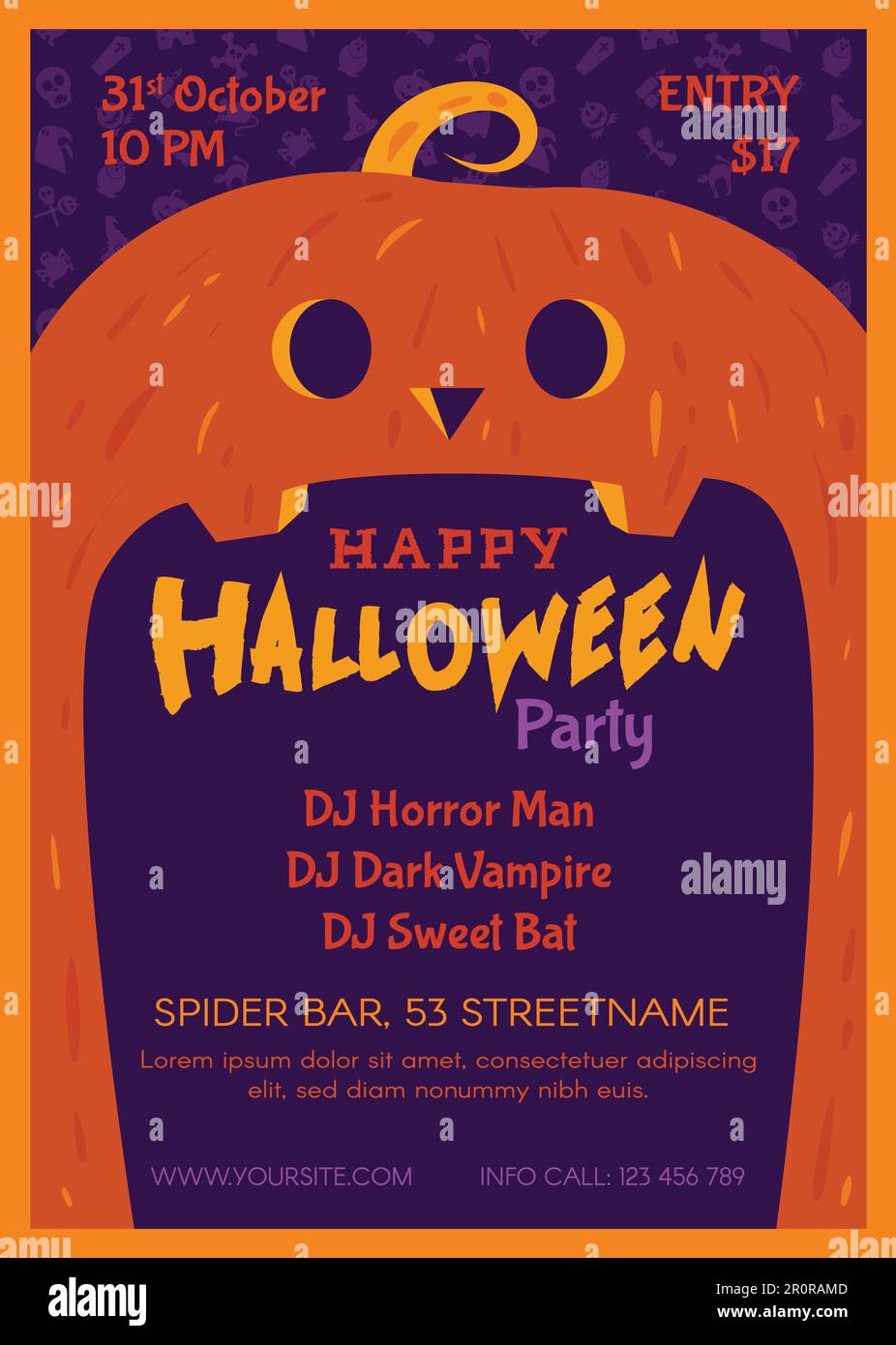 HALLOWEEN CLUB/BAR FLYER Template