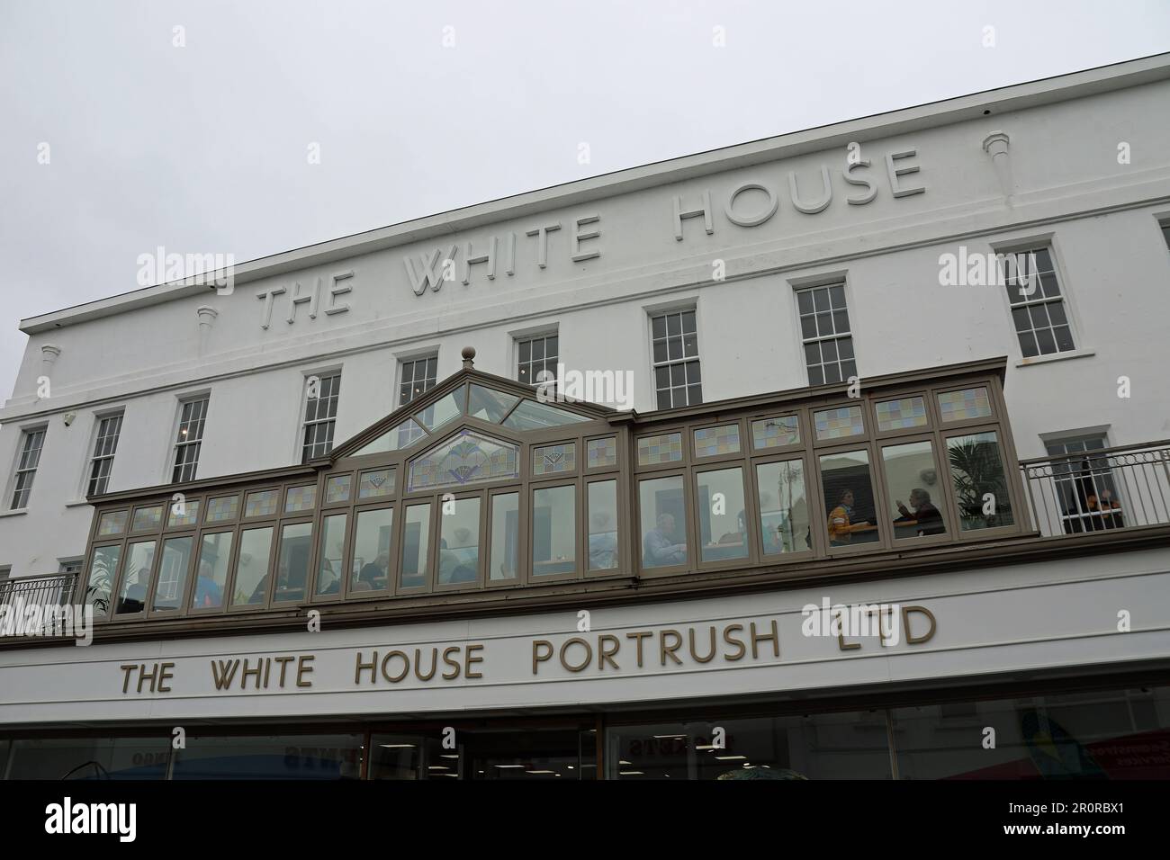 The historic White House store at Portrush in County Antrim Stock Photo