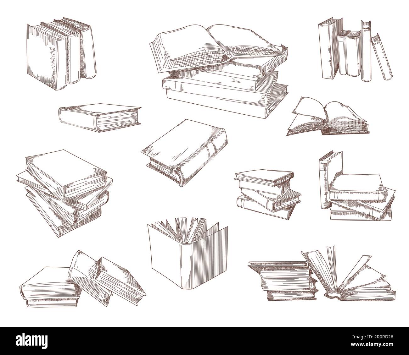 Books Engraving Vintage Open Book Engrave Sketch Drawn Hand Drawing Student  Reading Textbook Vector Illustration Stock Illustration - Download Image  Now - iStock