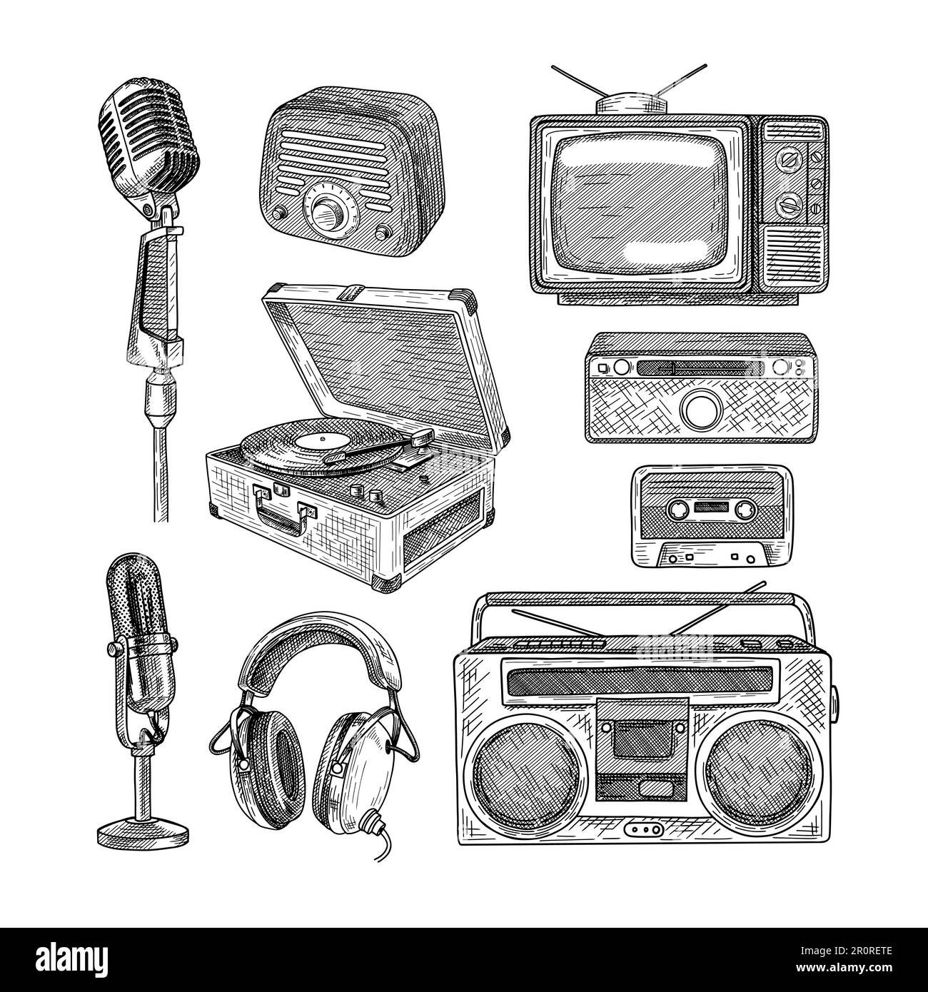 Radio Drawing by Greg Joens - Pixels