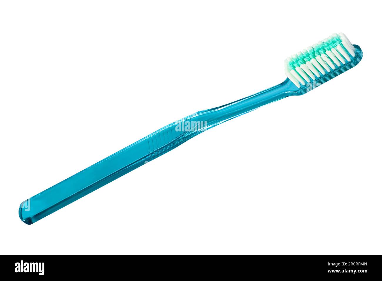 Blue tooth brush isolated on a white background Stock Photo