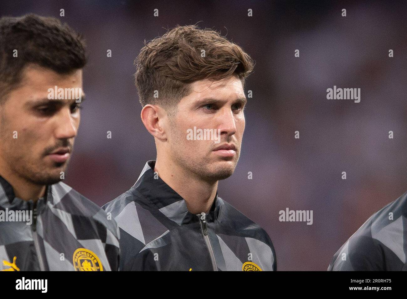 Madrid, Spain. 9th May 2023; Santiago Bernabeu Stadium, Madrid, Spain, Champions League Football, Semi Final, First Leg, Real Madrid versus Manchester City; Stones Credit: Action Plus Sports Images/Alamy Live News Stock Photo