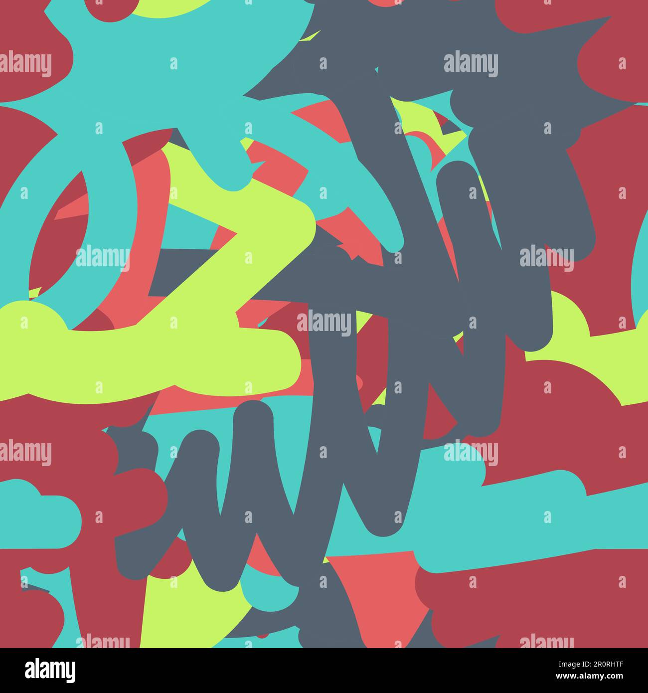 Abstract design seamless pattern. Polychrome daubs. Poster, wrapping