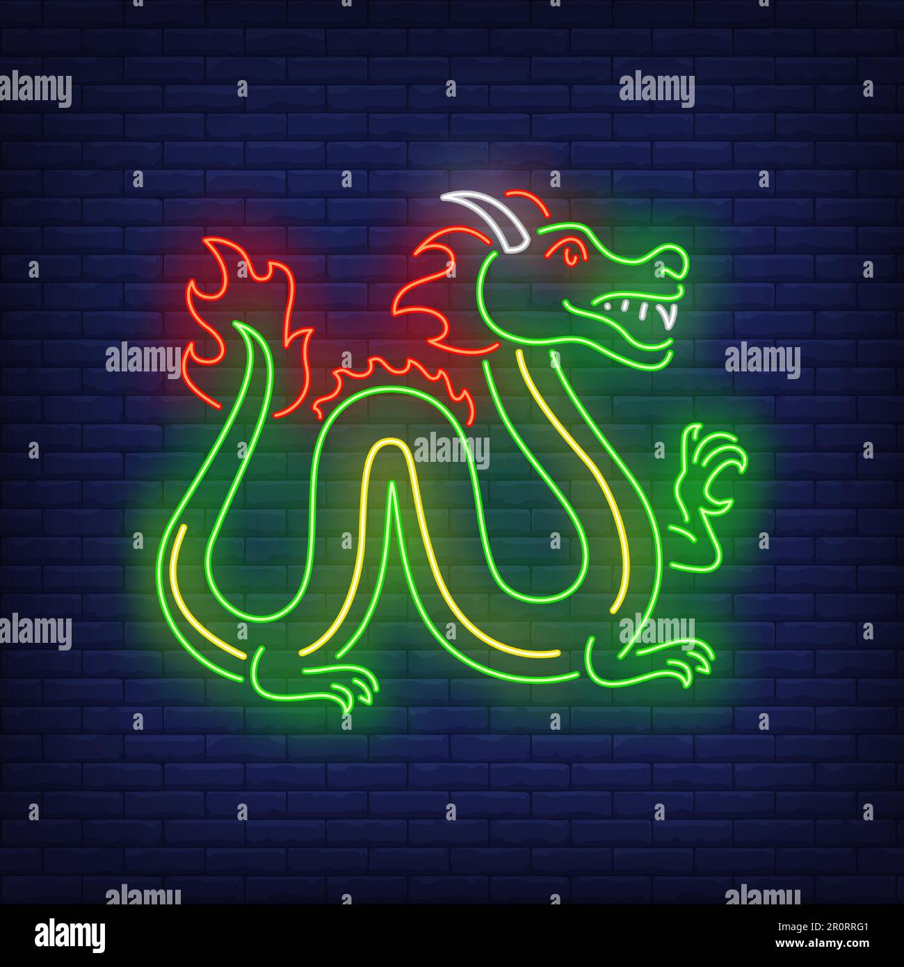 Dragon neon light deals