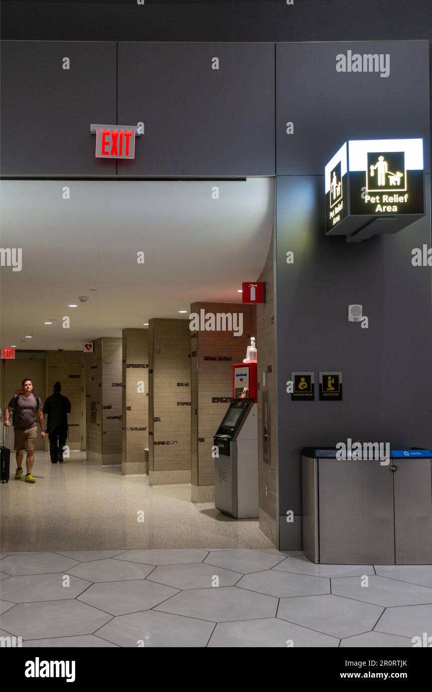 New terminal B at Laguardia Airport in Queens New York City Stock Photo ...