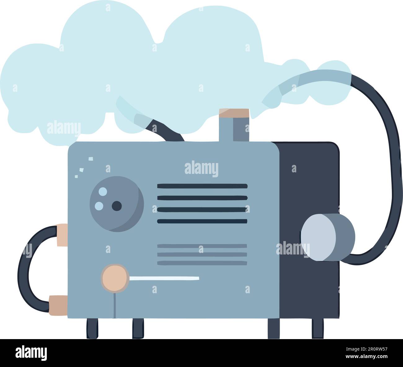 Modern fog machine icon isolated Stock Vector