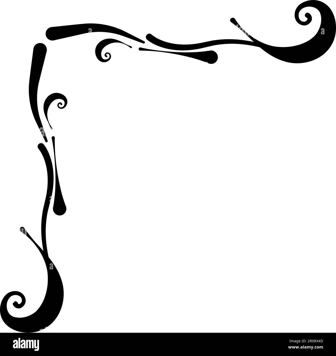 Isolated black border arabesque frame Vector Stock Vector Image & Art ...