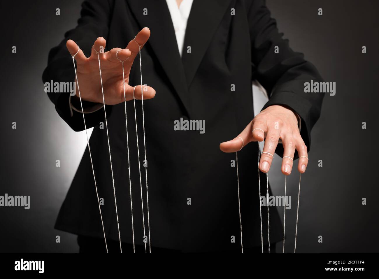 Puppet strings dark hi-res stock photography and images - Alamy