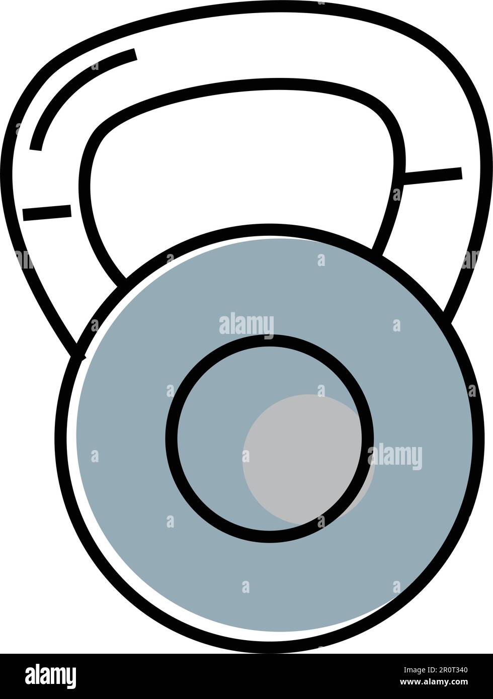 Isolated colored gym weight icon Vector Stock Vector Image & Art - Alamy