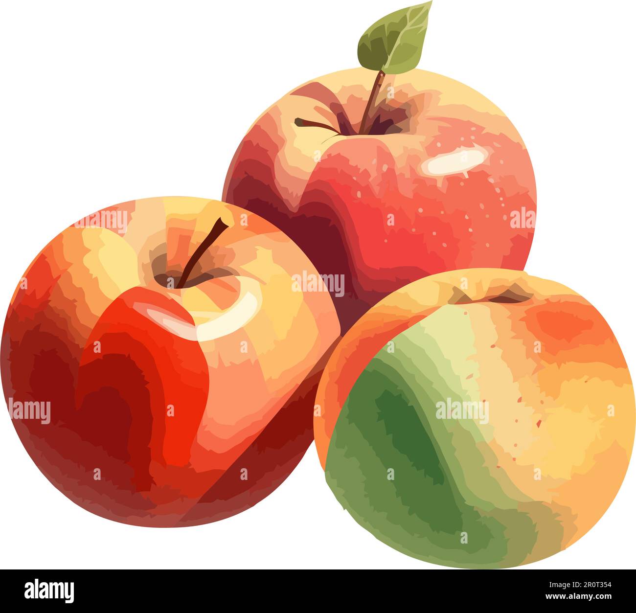 Juicy apples symbolize healthy eating Stock Vector Image & Art Alamy