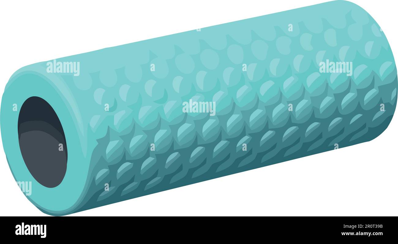 Healthy lifestyle yoga foam roller Stock Vector Image & Art - Alamy