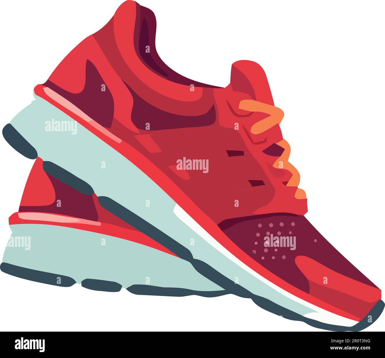 Running shoes symbolize a healthy active lifestyle Stock Vector Image ...