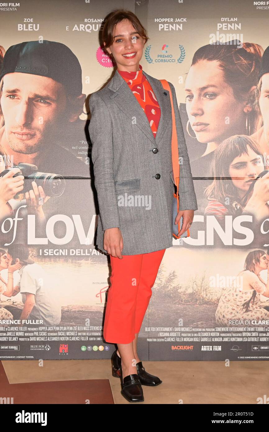 Rome, Italy. 09th May, 2023. Denise Tantucci attends the premiere of