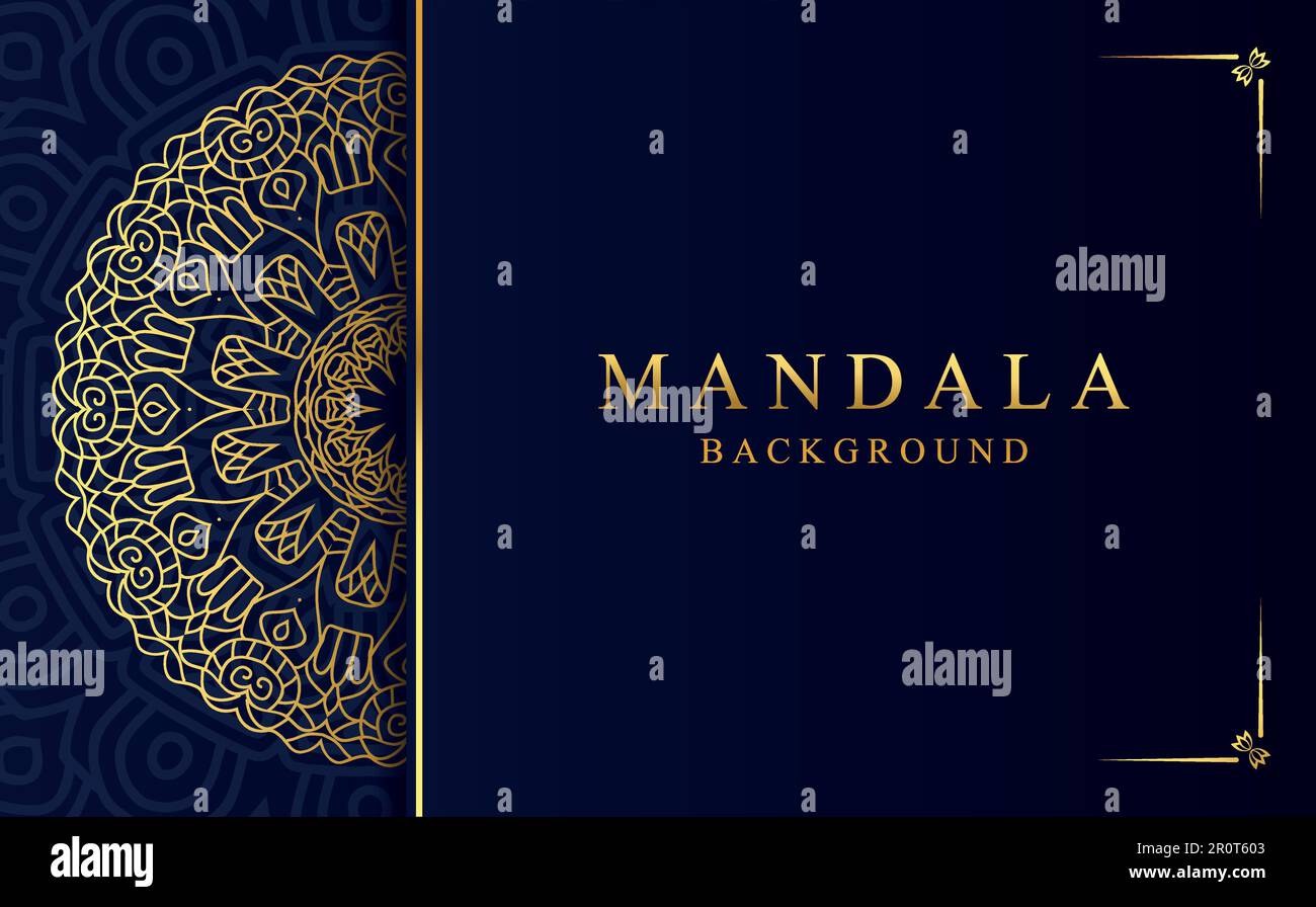 Luxury golden ornamental mandala design background Stock Vector Image ...