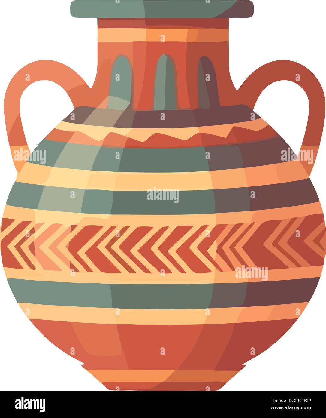 Ancient amphora pottery vase Stock Vector Image & Art Alamy