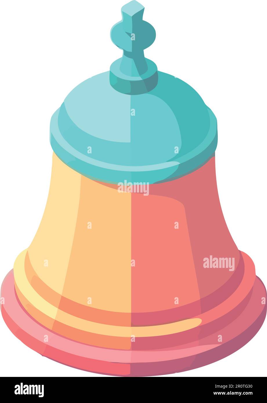 A shiny colored handbell design Stock Vector Image & Art Alamy