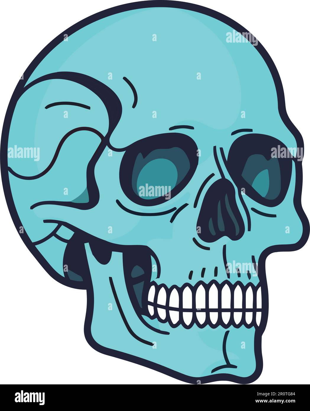 Halloween skeleton illustration Stock Vector Image & Art - Alamy