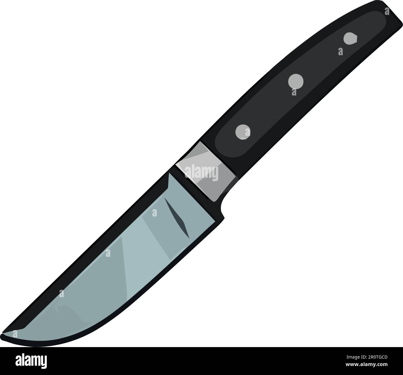 Sharp steel blade handle with care please Stock Vector Image & Art Alamy