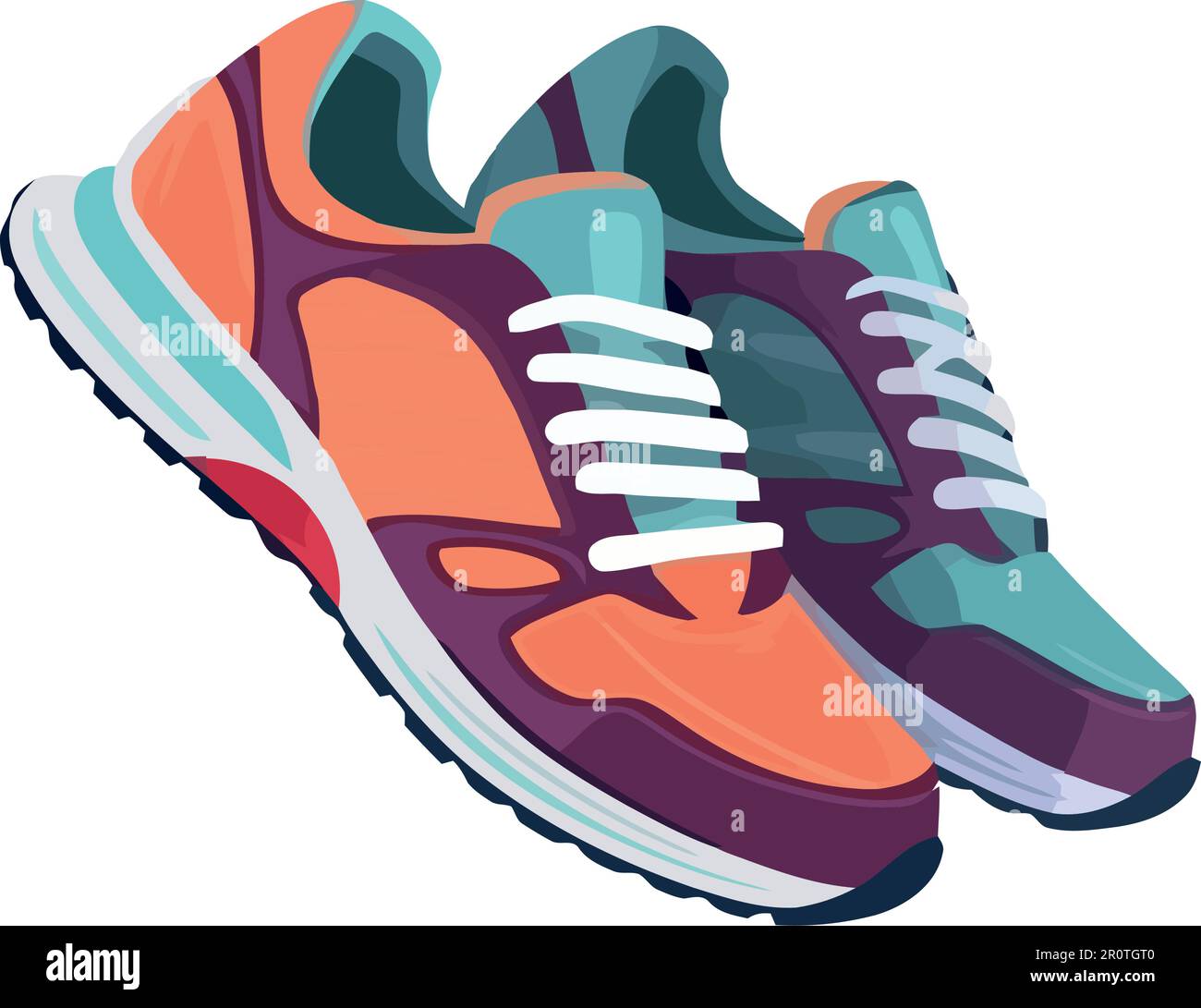 Modern sports shoes symbolize healthy lifestyles Stock Vector Image ...