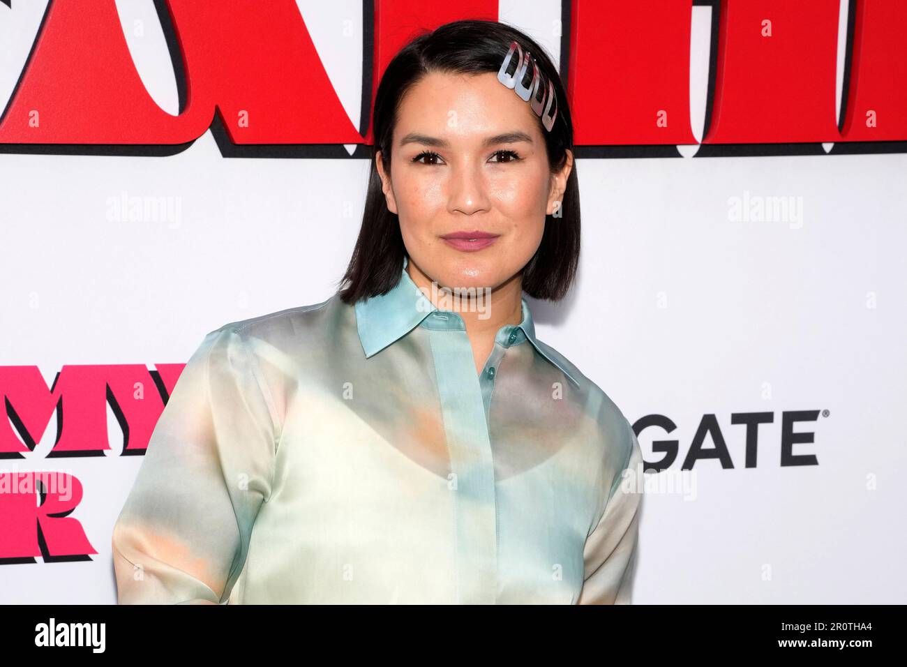 Zoe Chao attends the &ldquo;About My Father&rdquo; premiere at the SVA Theater on
