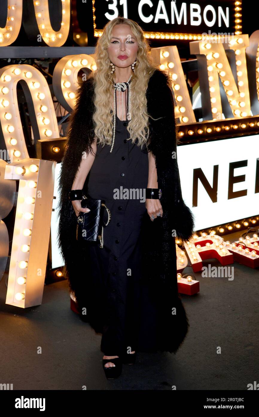 Rachel Zoe arrives at the Chanel Cruise 2022/2023 Fashion Show on Tuesday,  May 9, 2023, at Paramount Studios in Los Angeles. (Photo by Willy  Sanjuan/Invision/AP Stock Photo - Alamy