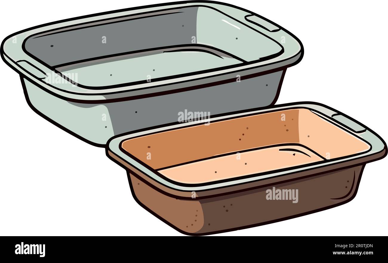 Empty plastic bowl on white vector Stock Vector Image & Art - Alamy