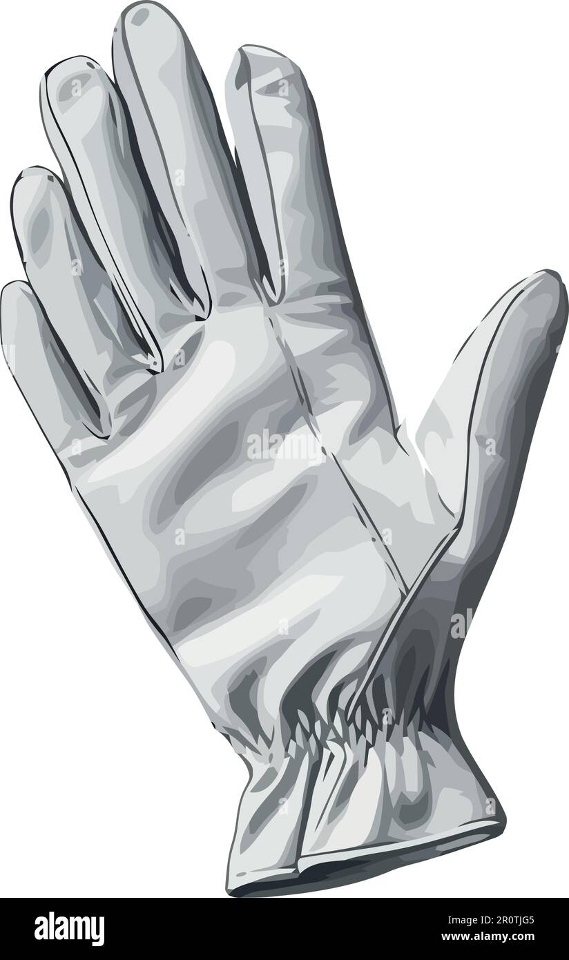 Protective glove symbol on white vector Stock Vector Image & Art Alamy