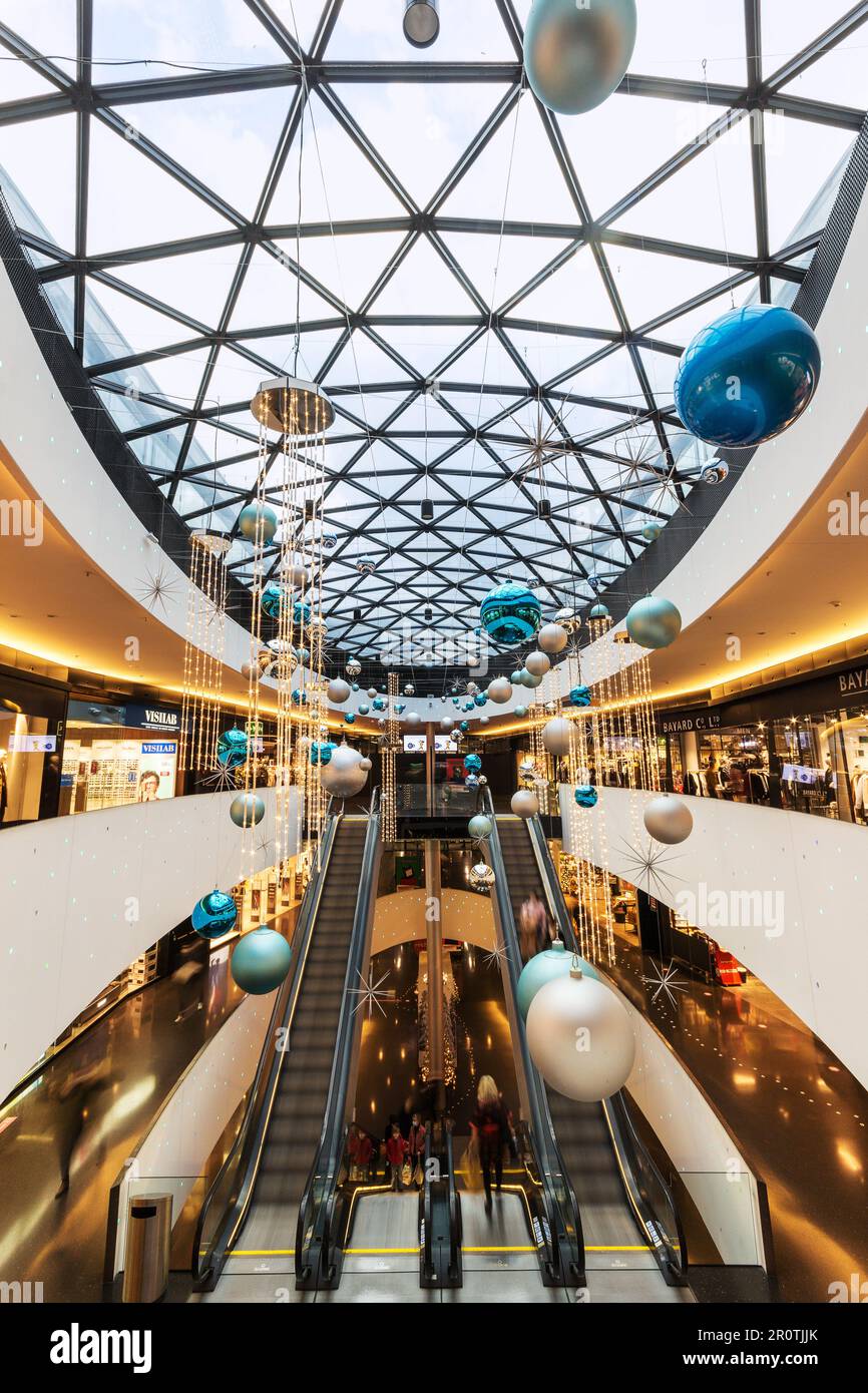 Zurich, Switzerland November 20. 2020 interior of the Sihlcity