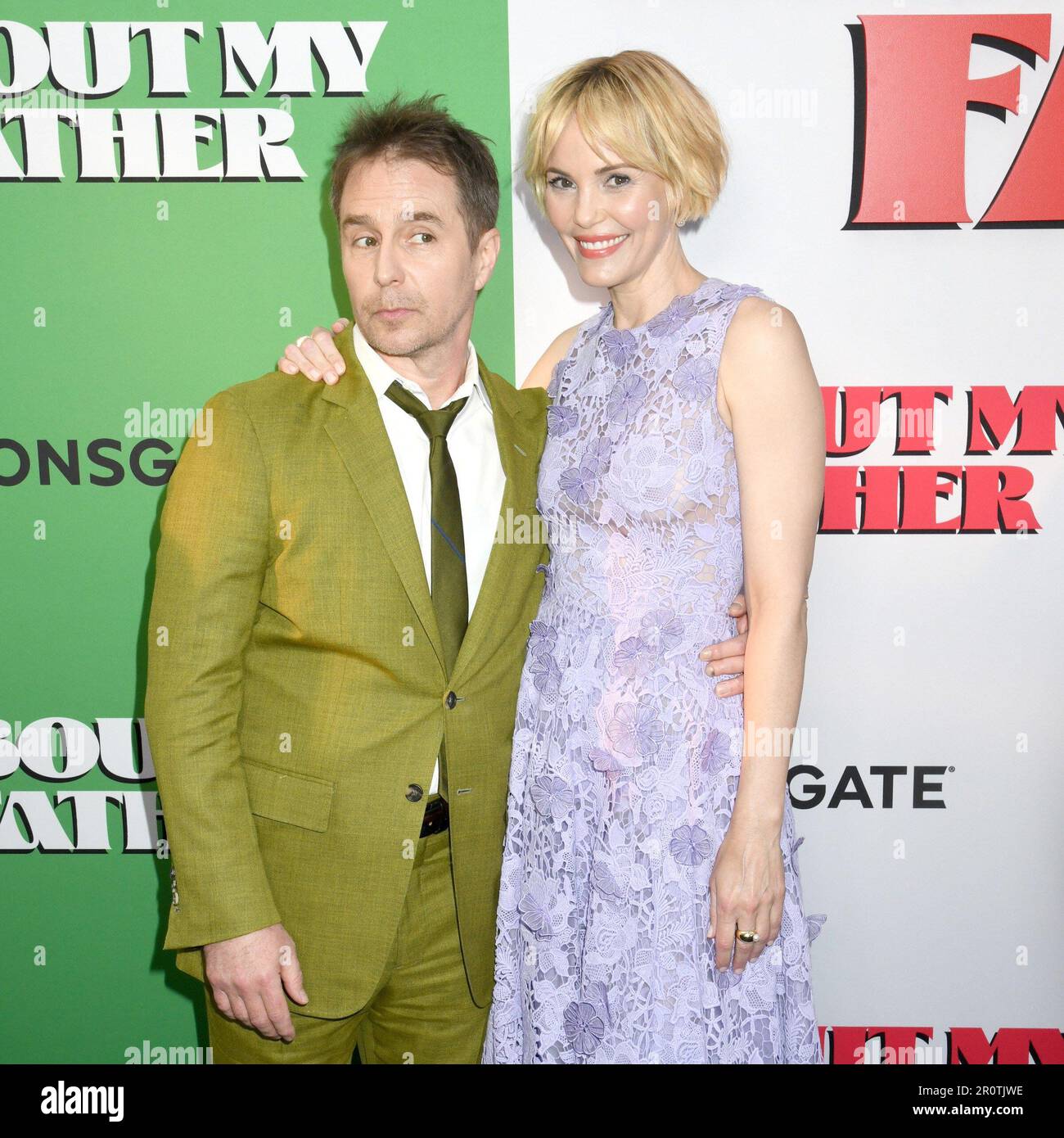 Leslie Bibb Sam Rockwell 2023