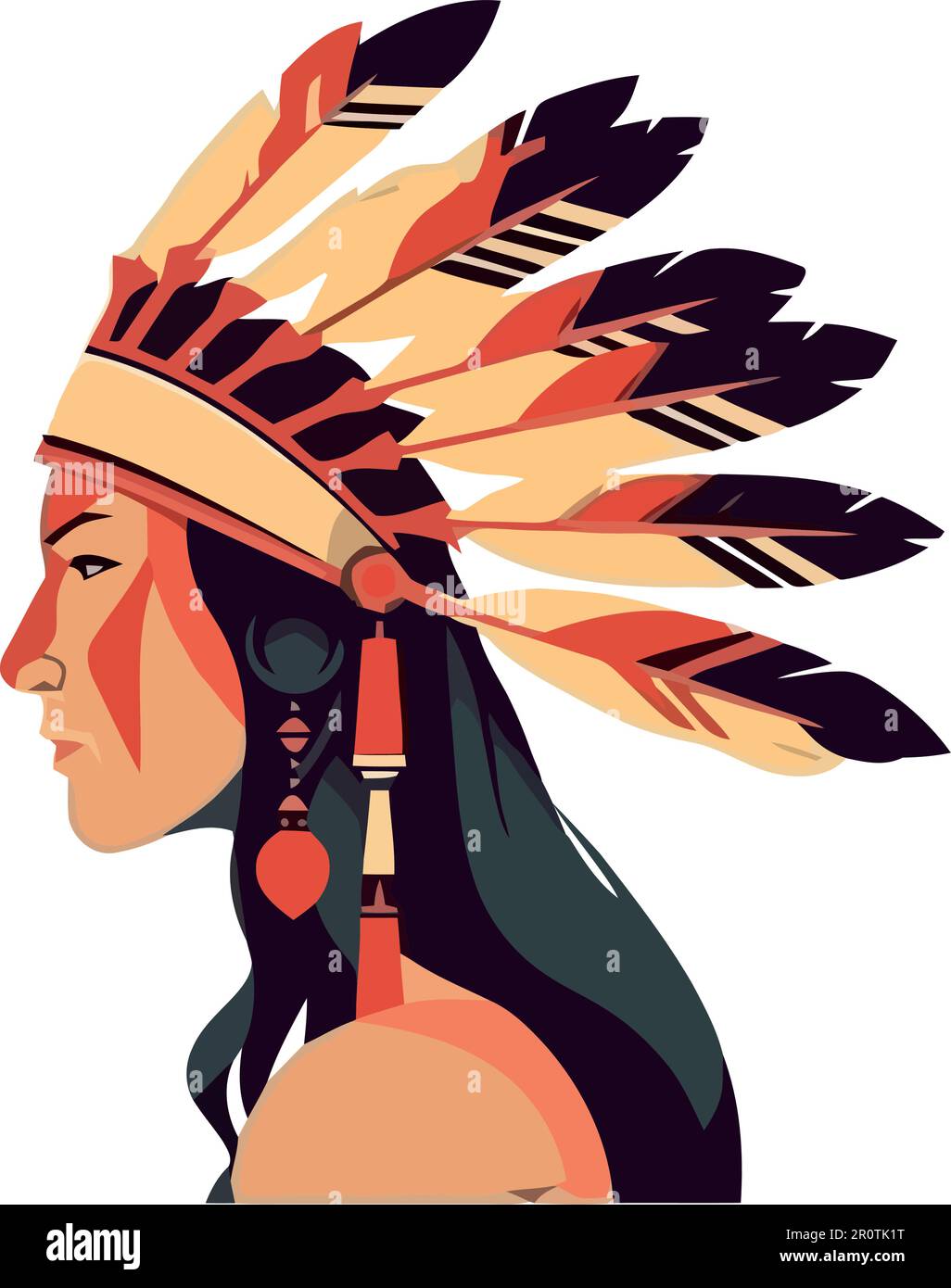 Indigenous headdress design Stock Vector Image & Art - Alamy