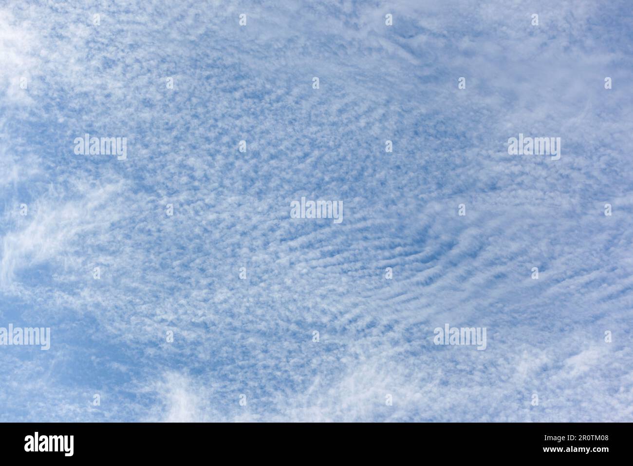 Blue sky with cloud patterns abstract background Stock Photo - Alamy