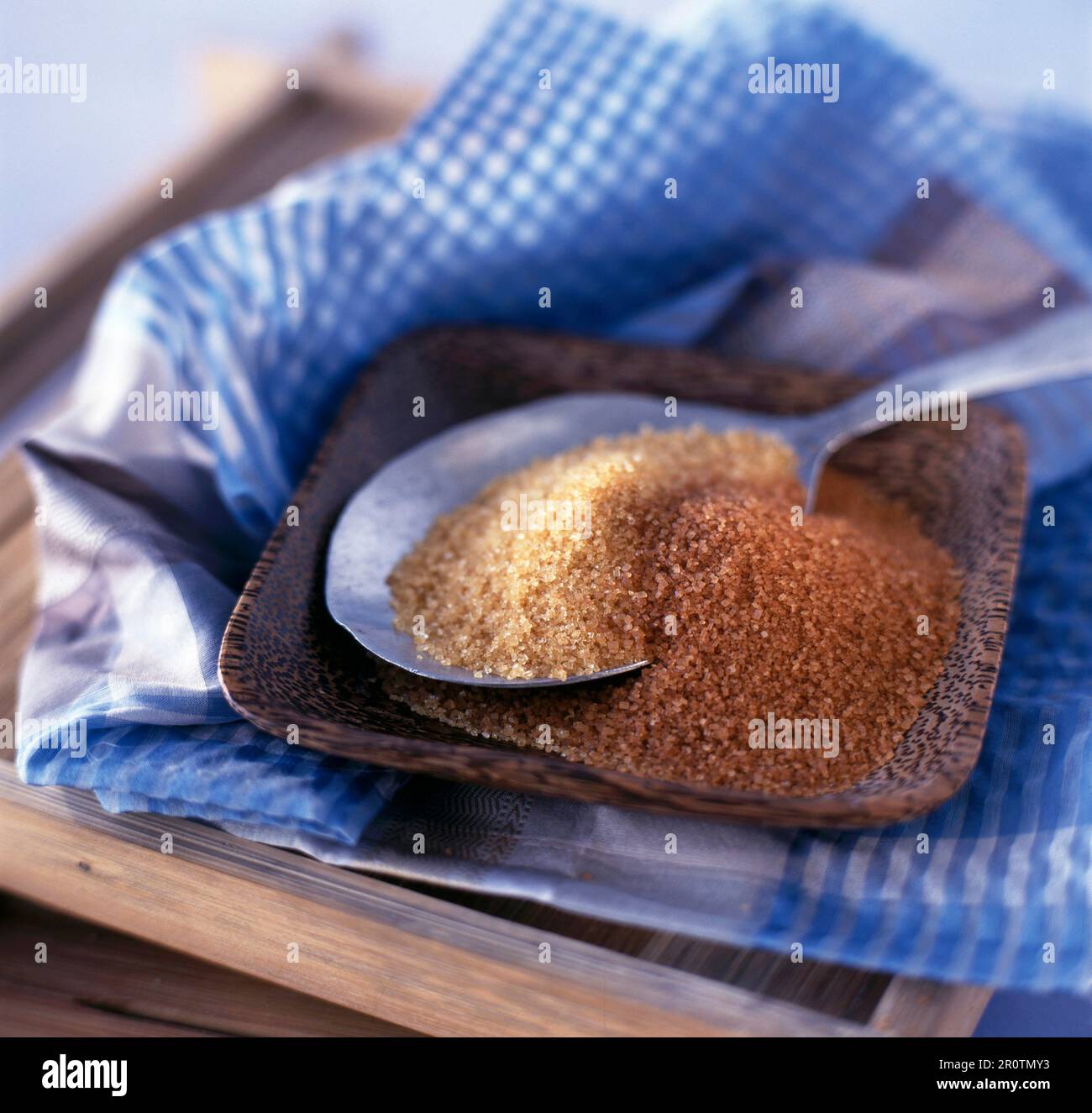 brown and light brown sugar Stock Photo Alamy