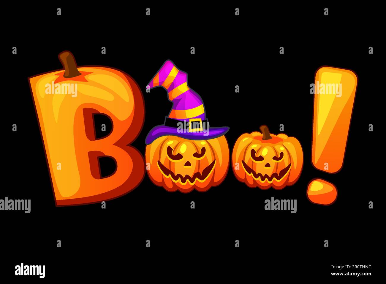 Halloween word clipart hi-res stock photography and images - Alamy