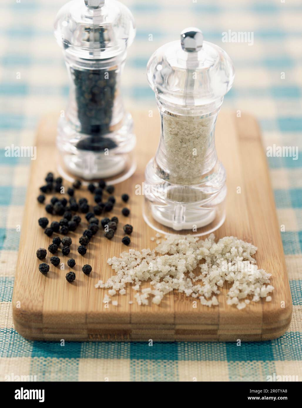 salt and pepper pots Stock Photo