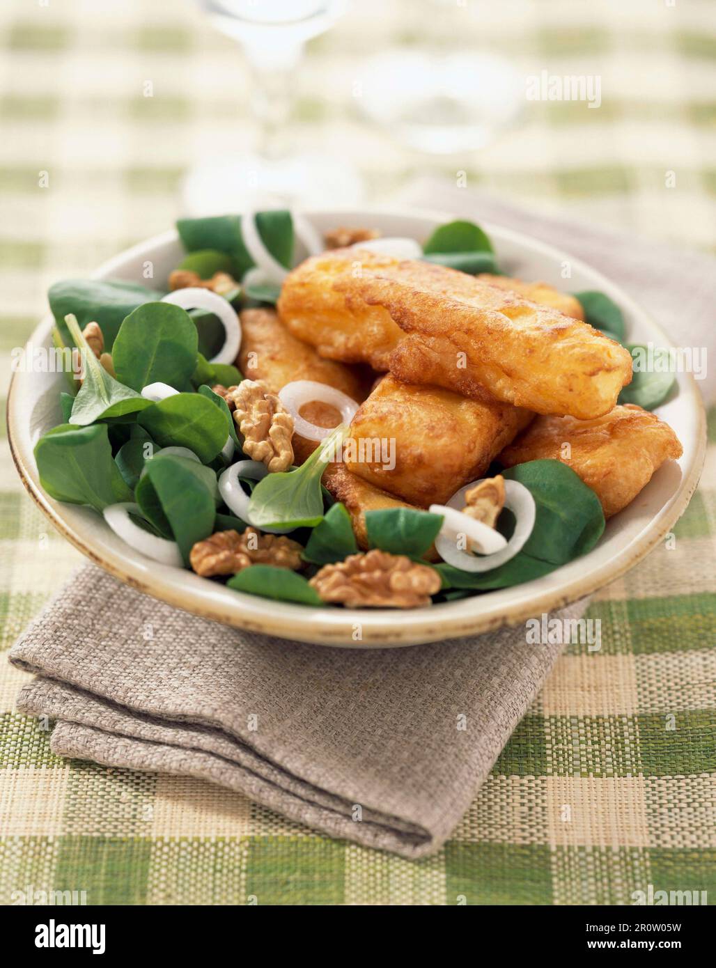 Maroilles fritters Stock Photo