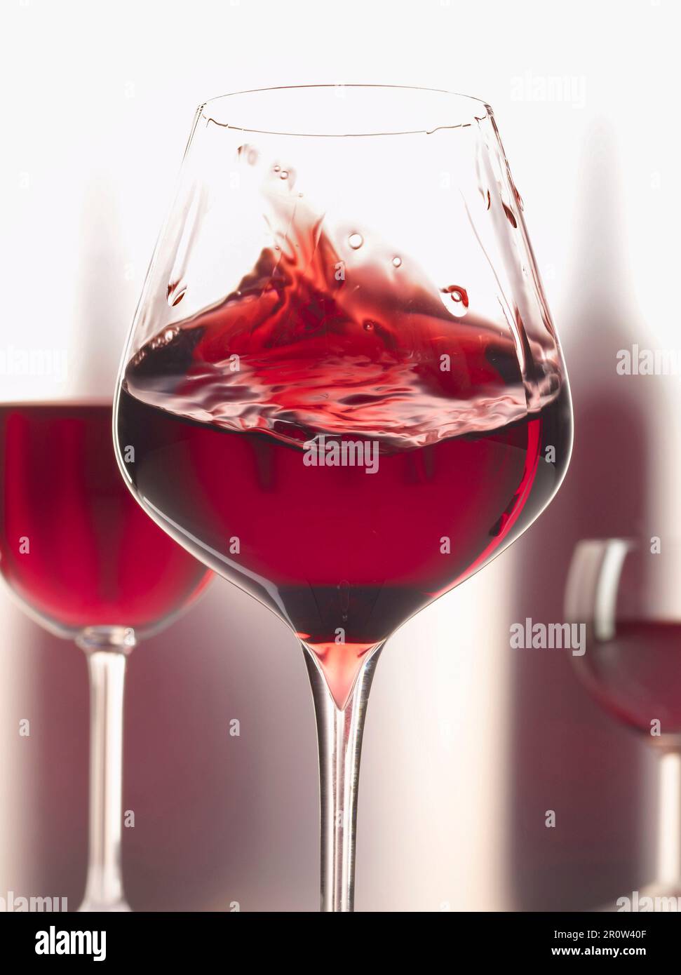 Composition with red wine Stock Photo