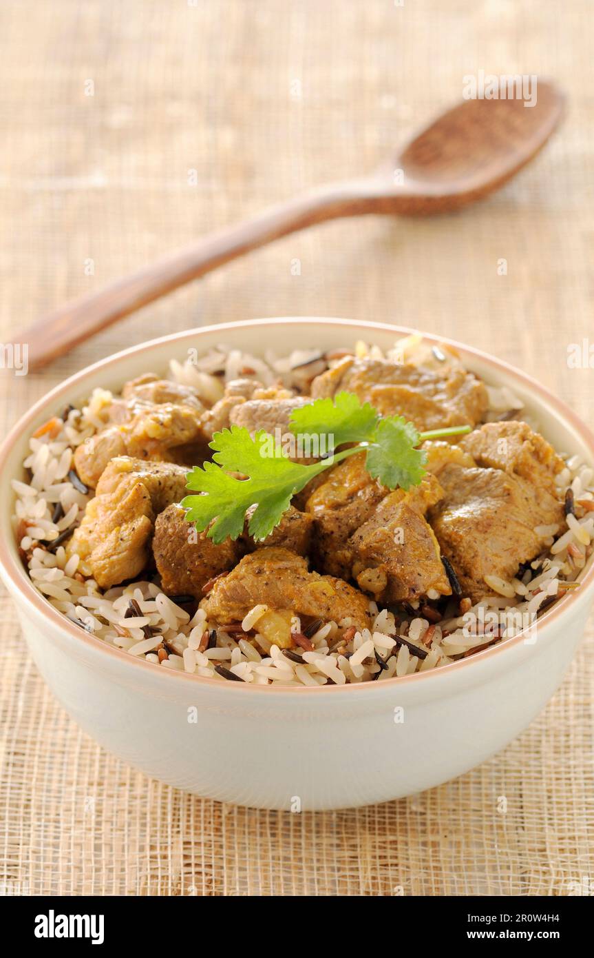 Express lamb curry Stock Photo Alamy