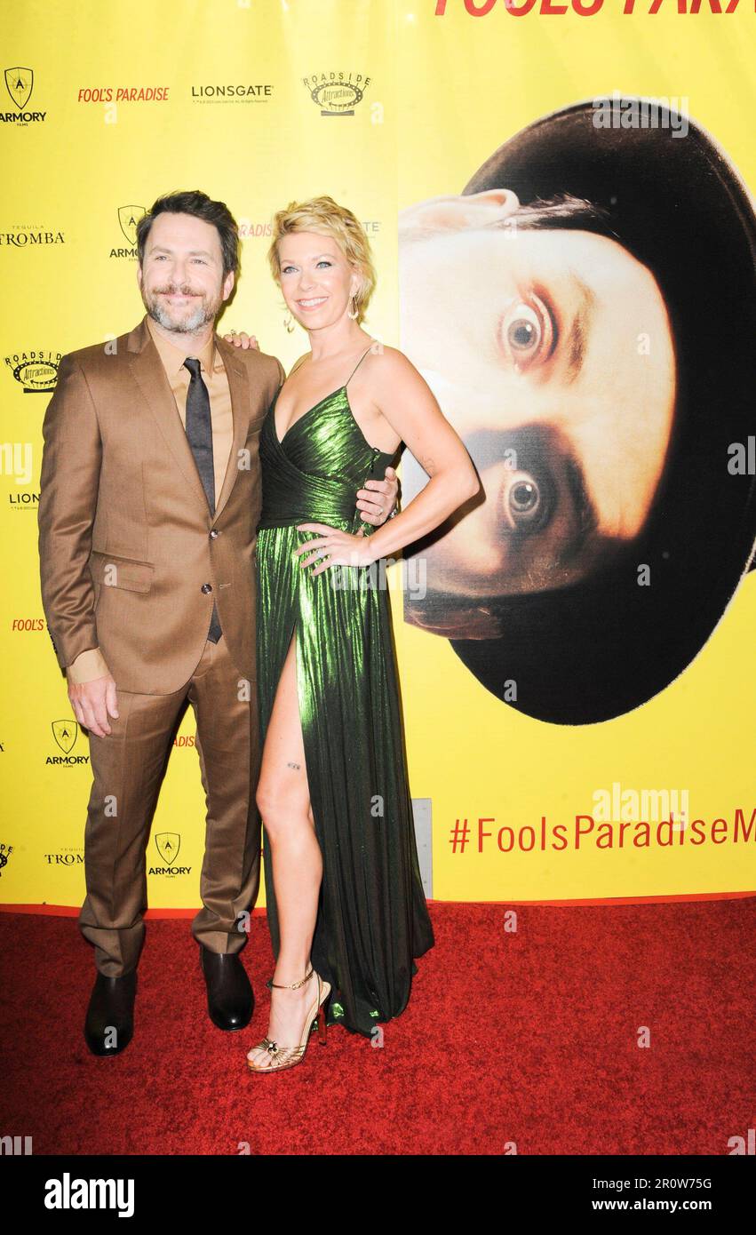 Los Angeles, CA. 9th May, 2023. Charlie Day, Mary Elizabeth Ellis at