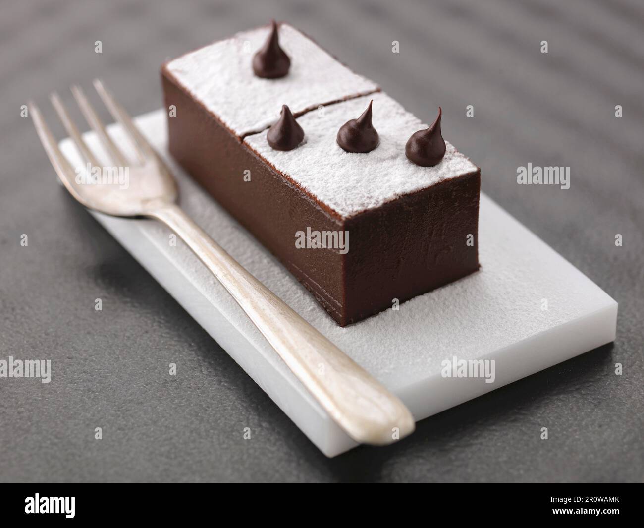 Creamy chocolate domino Stock Photo Alamy