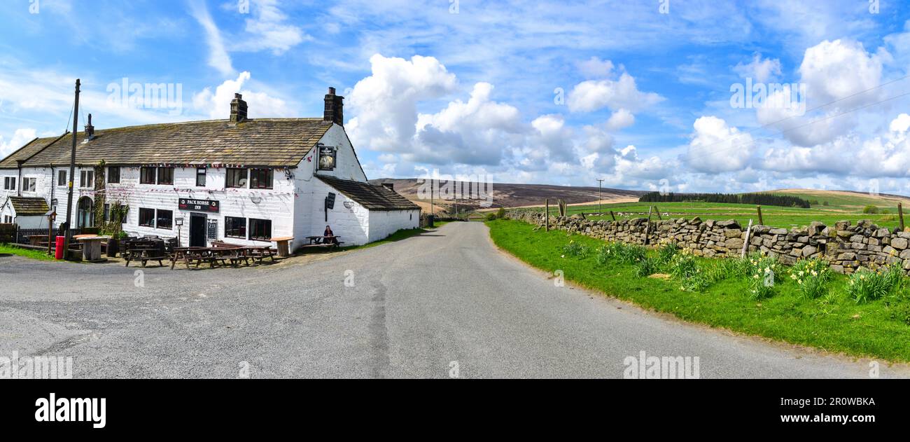 Pack Horse Inn, Widdop, Pennines Stock Photo Alamy