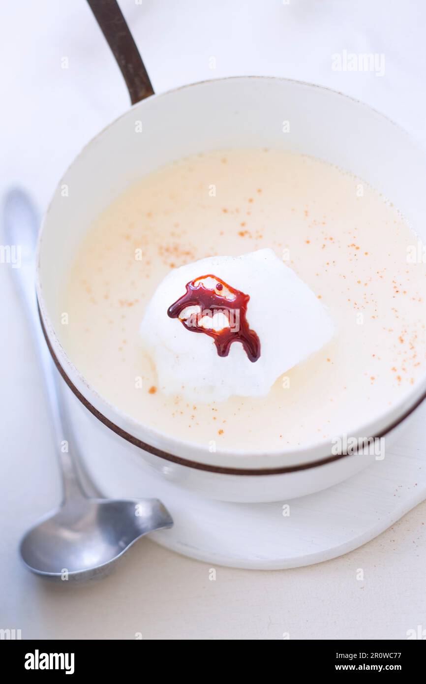 Cinnamon custard Stock Photo