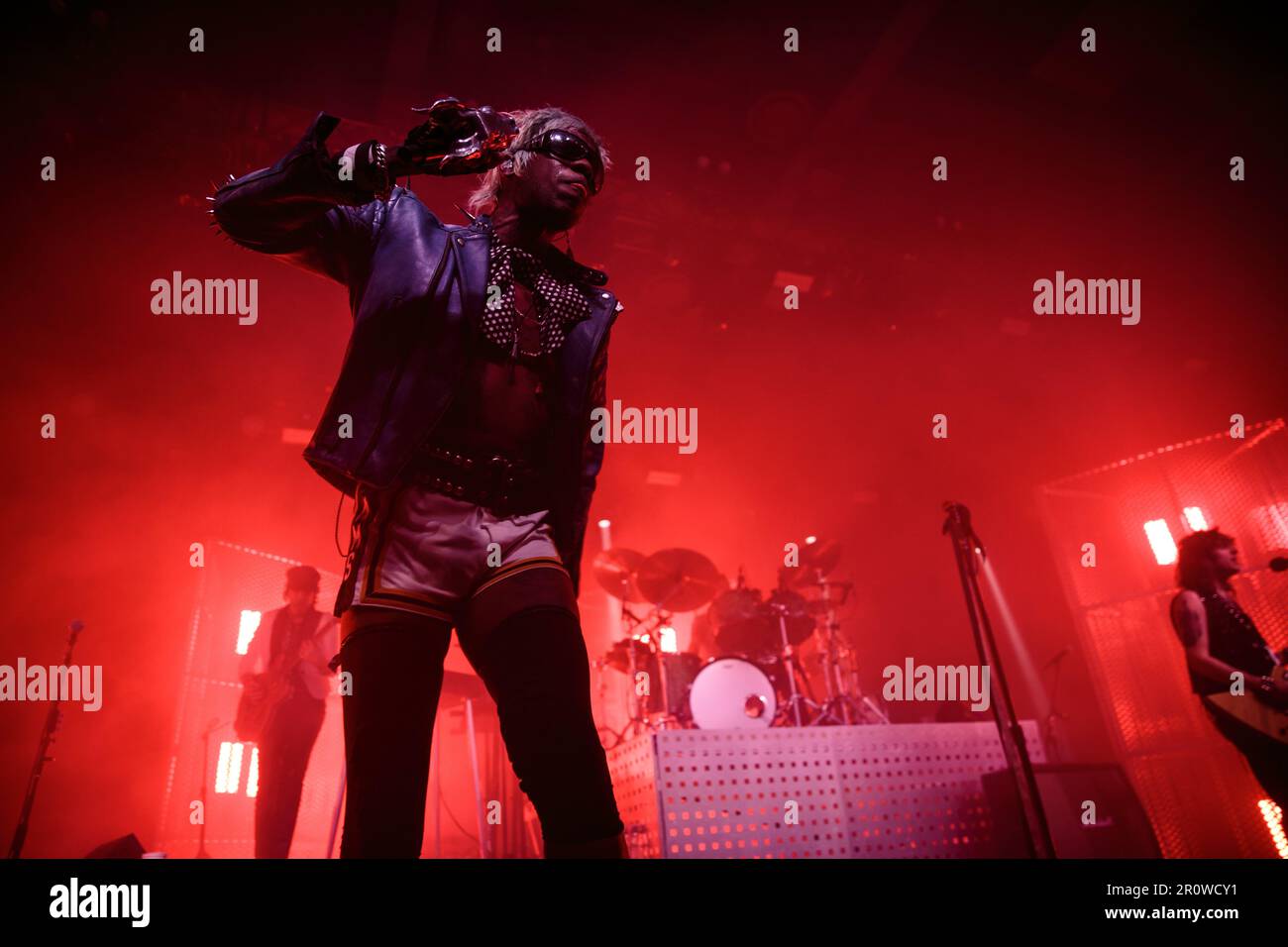 Toronto, Canada. 09th May, 2023. Yves Tumor performing on stage wearing