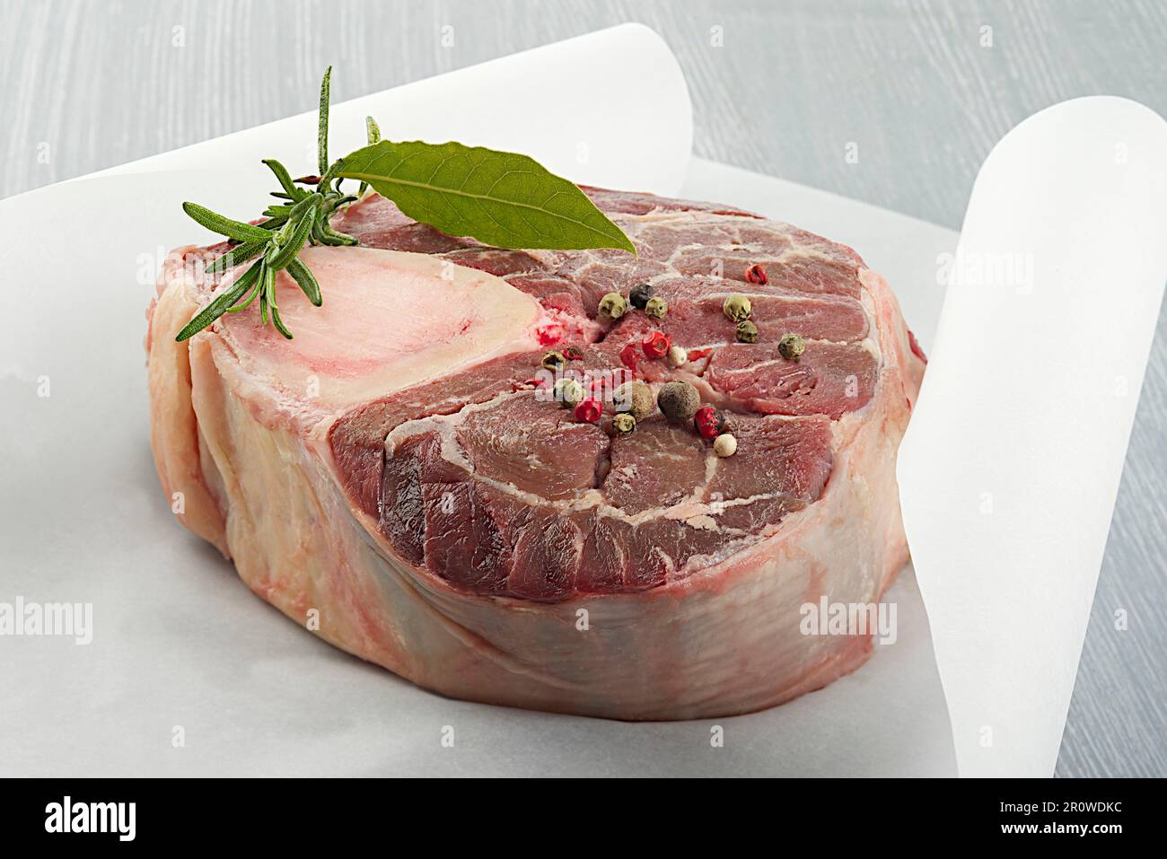 Raw knuckle of beef Stock Photo Alamy