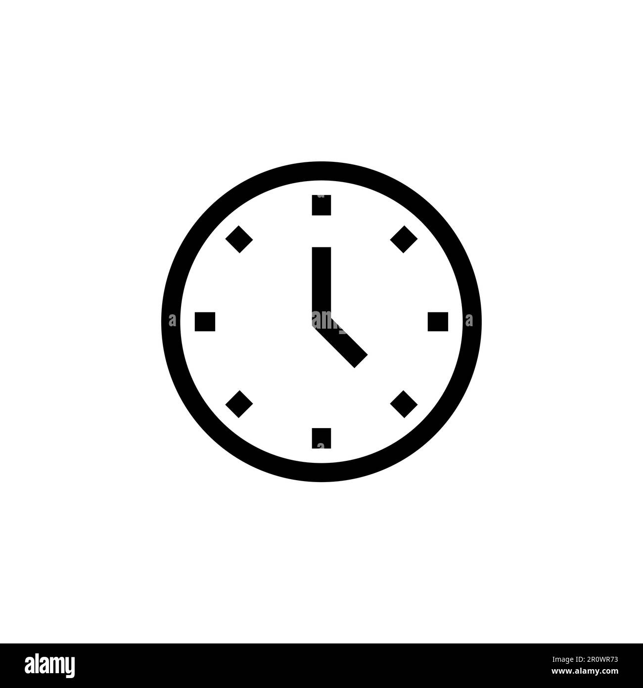 Clock icon vector. Time icon vector. time icon symbol Stock Vector ...