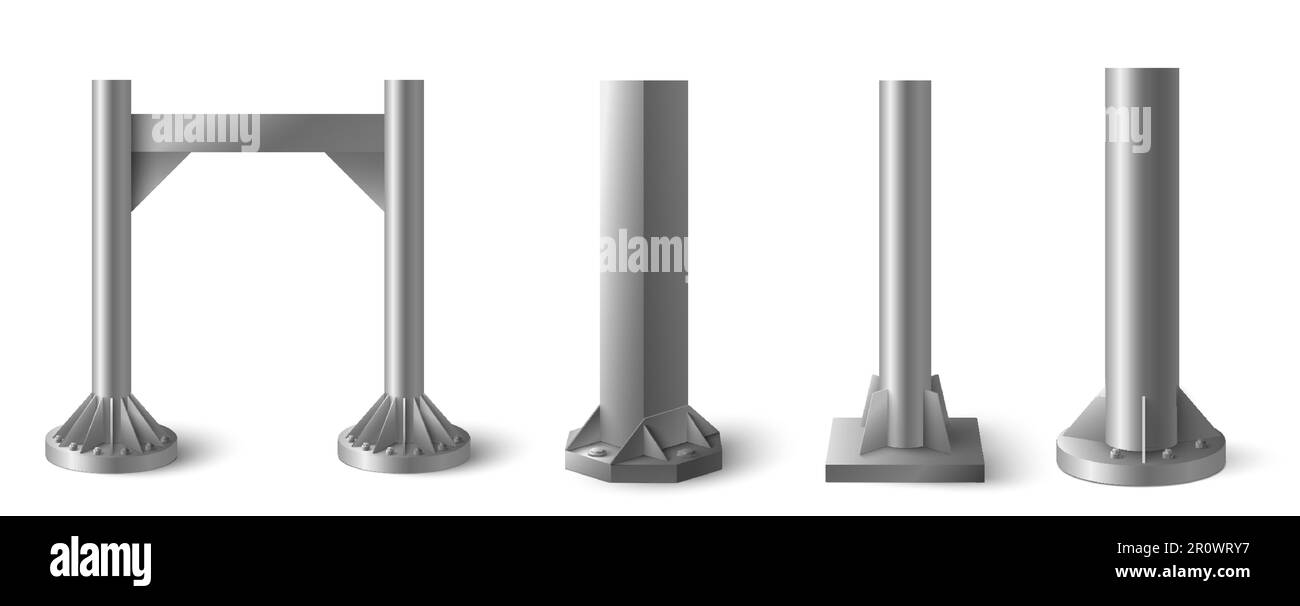 Aluminium pole Black and White Stock Photos & Images Alamy