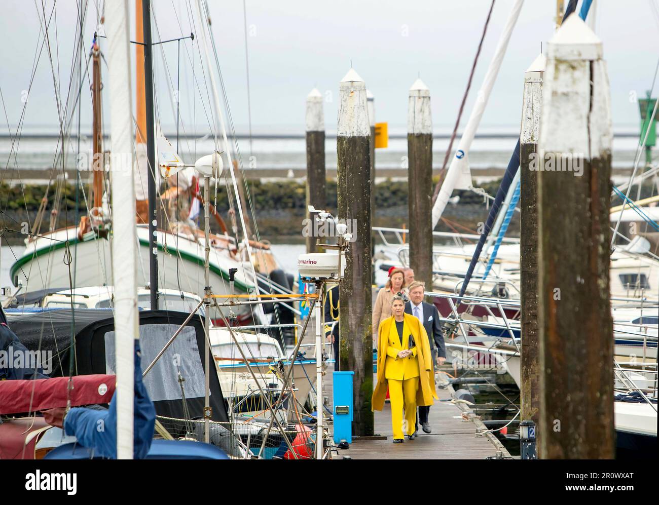 Terschelling, Netherlands. 10th May, 2023. Queen Maxima and King Willem ...