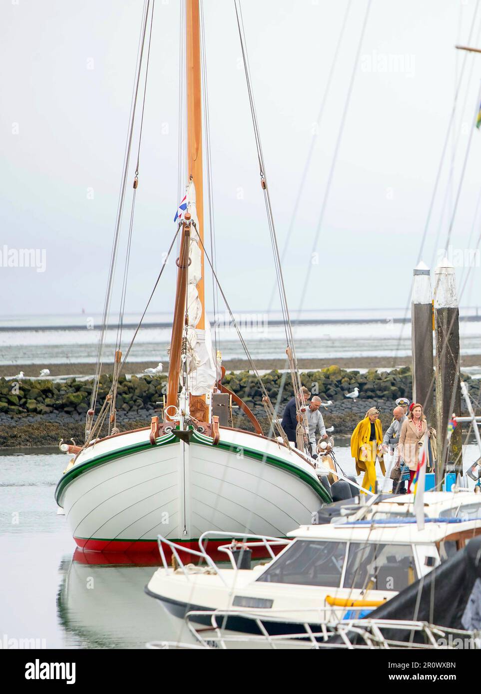 Terschelling, Netherlands. 10th May, 2023. Queen Maxima and King Willem ...